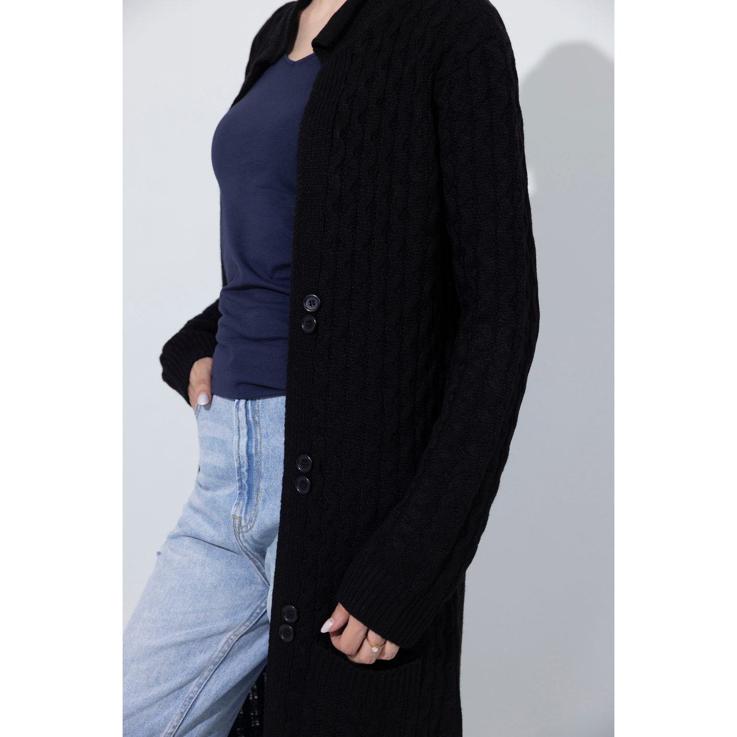 The Haven Long Ribbed Knit Sweater