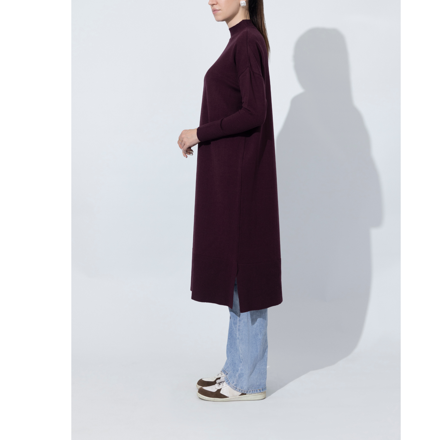 COZY LONG SWEATER DRESS