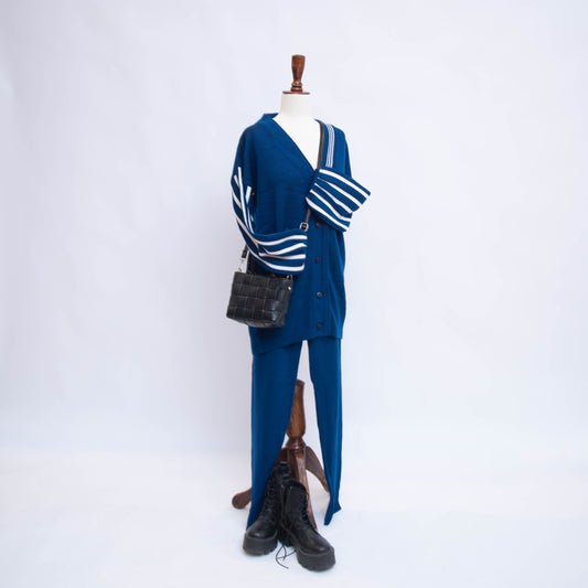 V_NECK & BALLOON SLEEVES CO-ORD SET