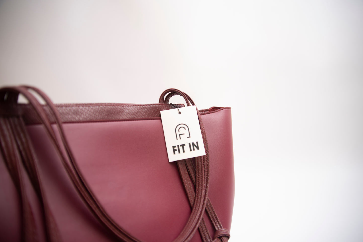 THE BAG ss24 by FITIN (TOTE BAG MAROON )