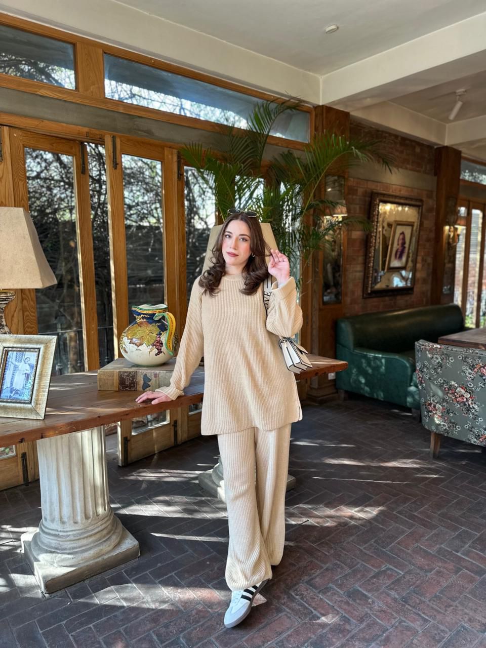 SOLID (knitted co-ord set )