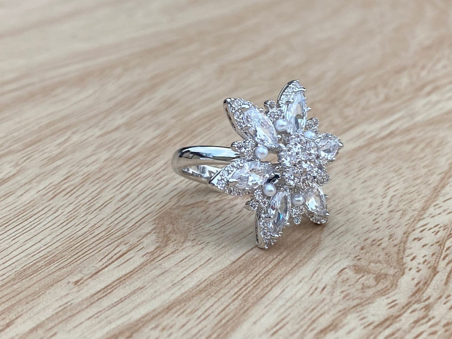 Floral Cluster Ring