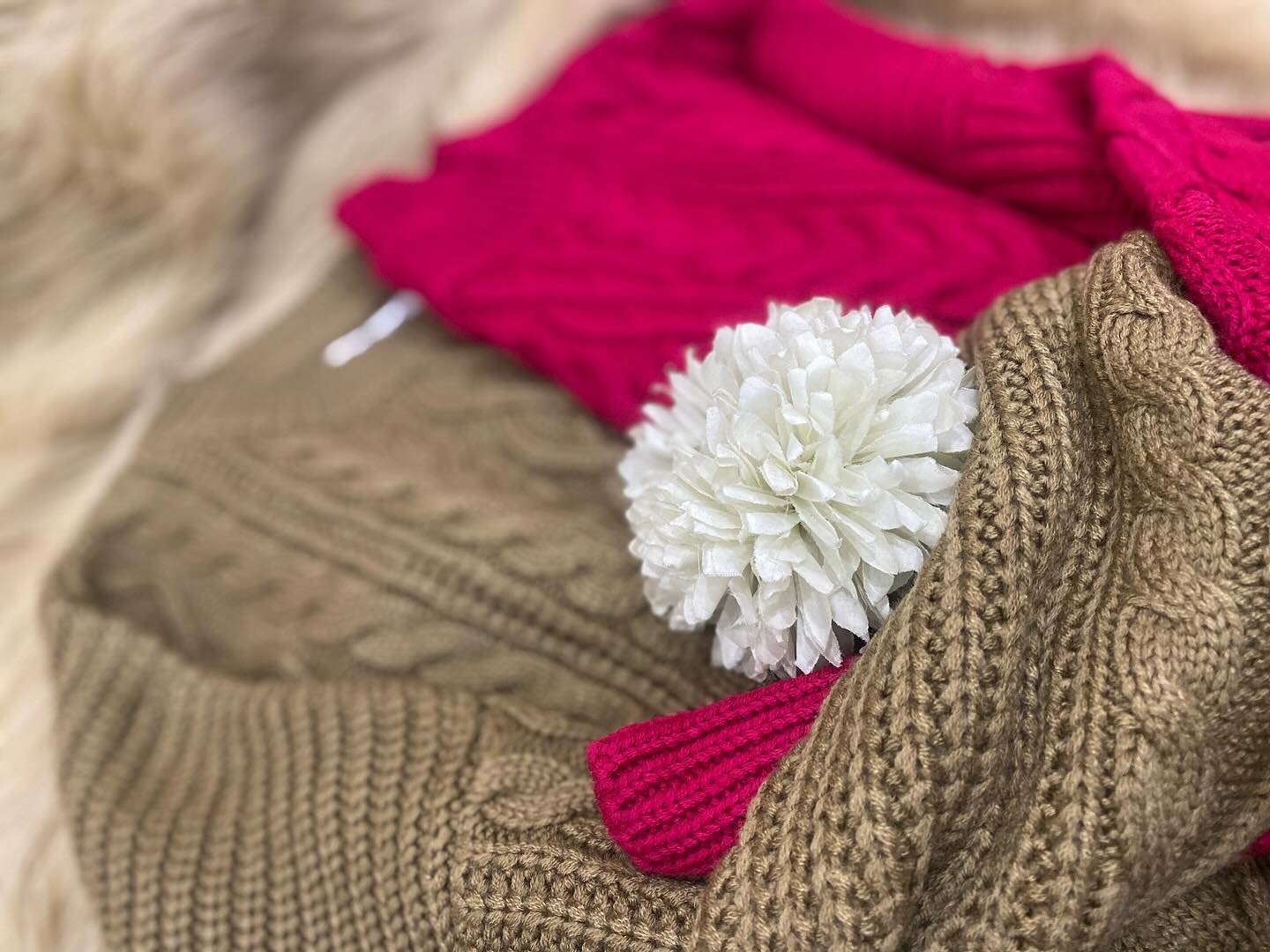 SWEATERS ss24(CHUNKY KNIT CARDIGAN )