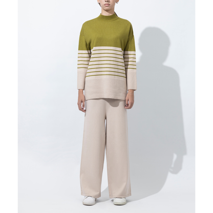 Classic Stripes Olive  co ord set