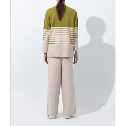 Classic Stripes Olive  co ord set