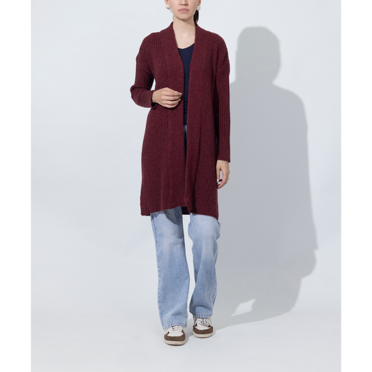 Long Sweater Maroon