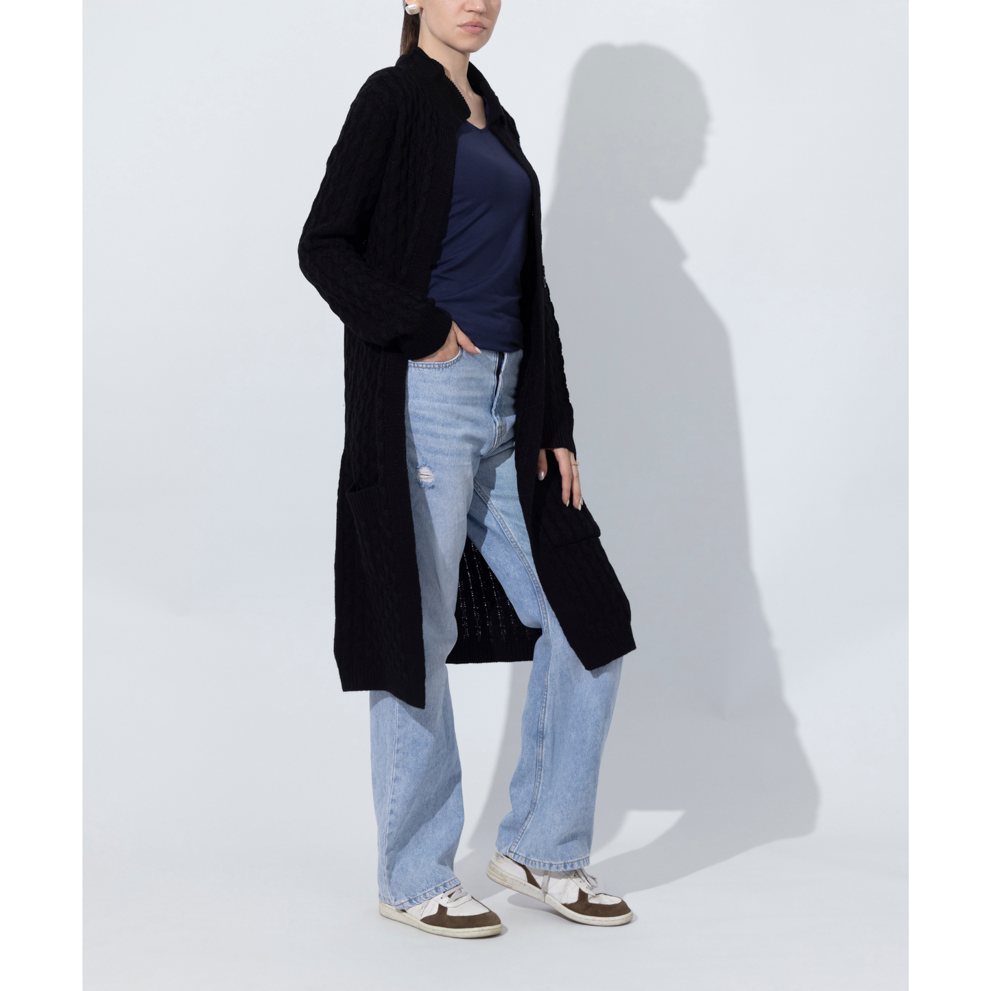 The Haven Long Ribbed Knit Sweater