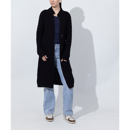 The Haven Long Ribbed Knit Sweater