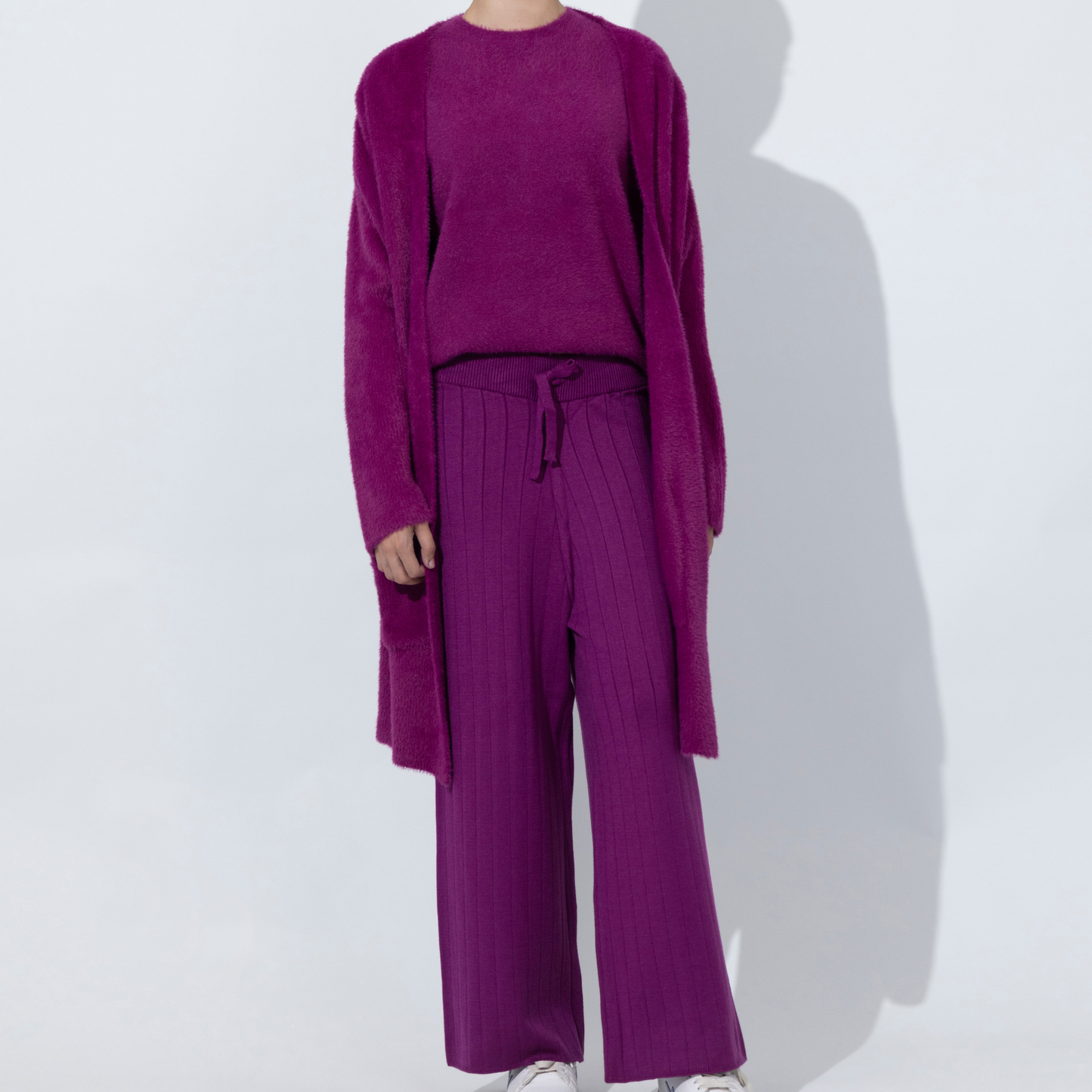 VIOLET PLUSH CO ORD SET