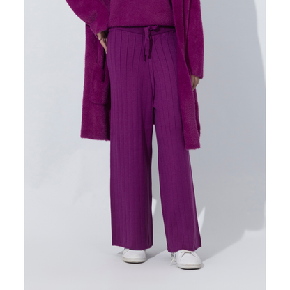 VIOLET PLUSH CO ORD SET