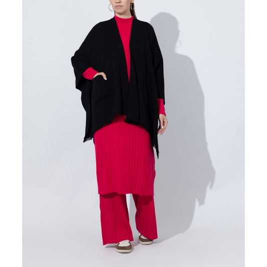 Cape Shawl With Pocket