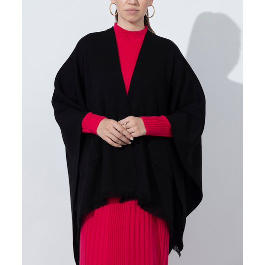 Cape Shawl With Pocket