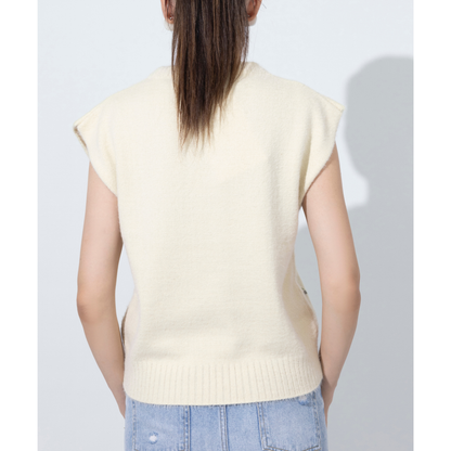 Dazzle Embellished Sleeveless Sweater