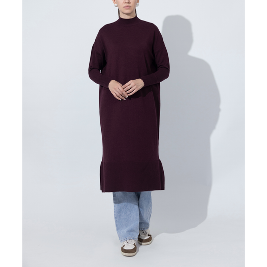 COZY LONG SWEATER DRESS