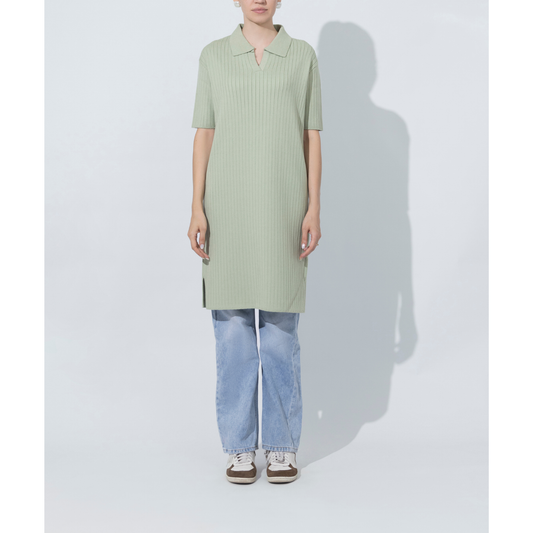 Midi Cocktail Half Sleeves Long Dress