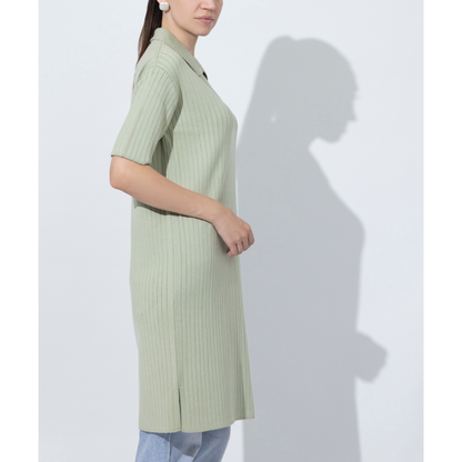 Midi Cocktail Half Sleeves Long Dress