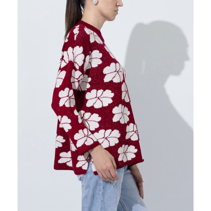 Floral Sweater