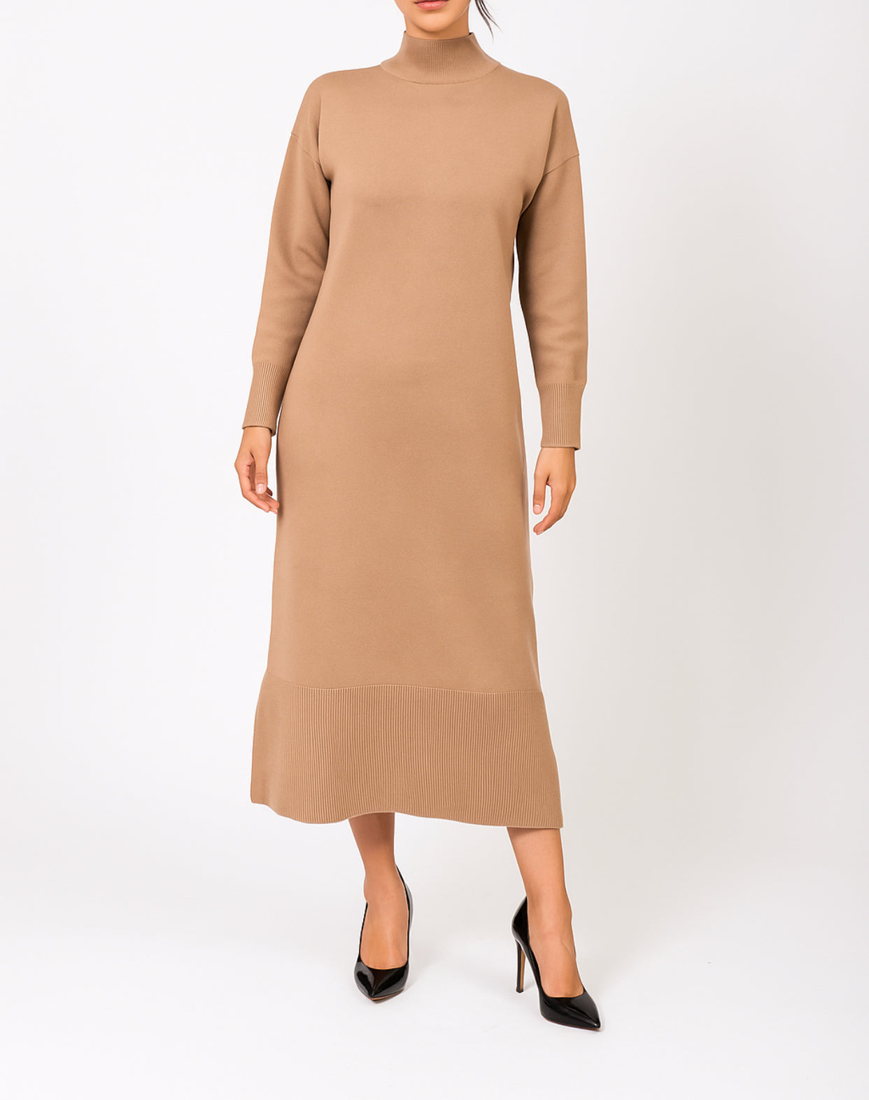 COZY LONG SWEATER DRESS