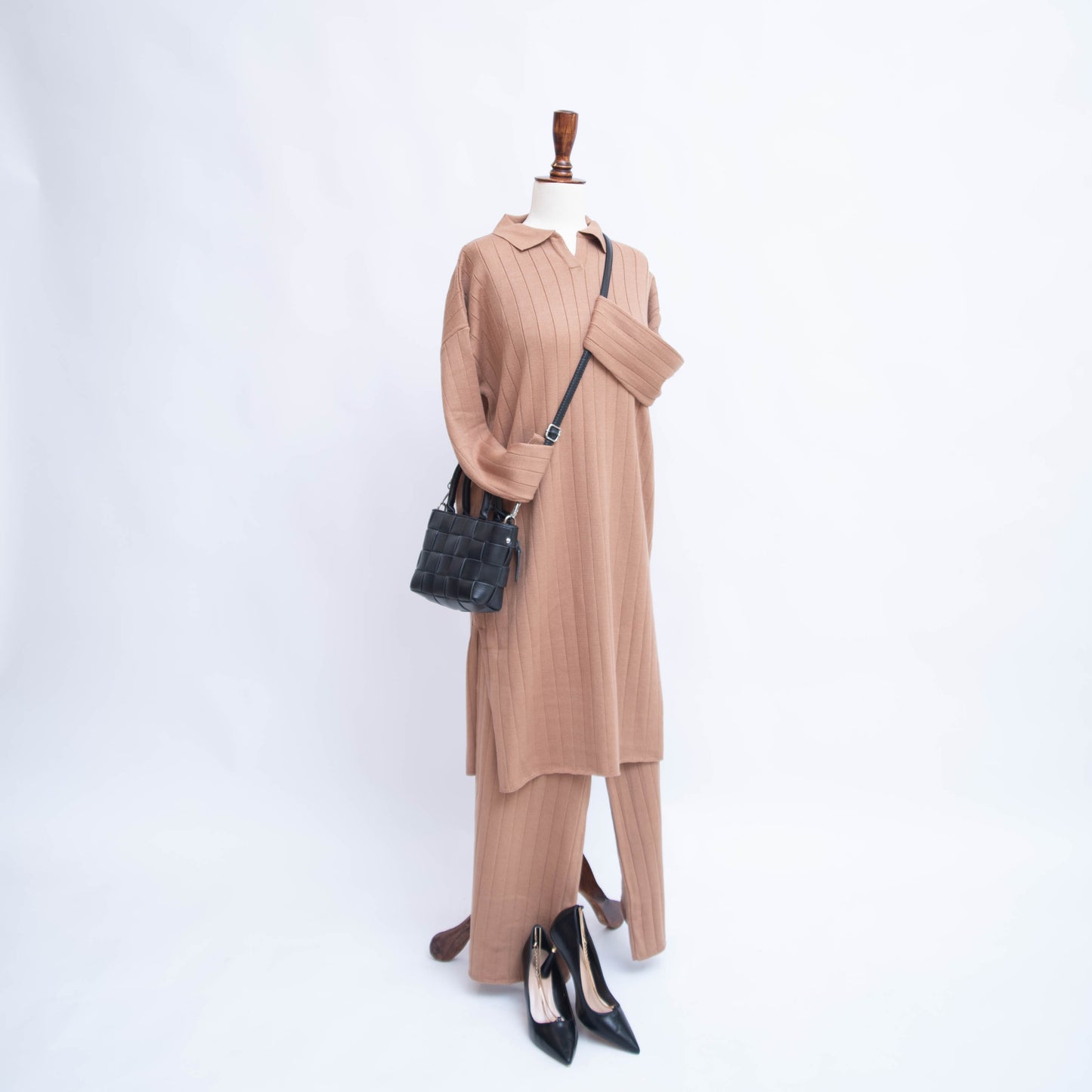 LONG SHIRT CO_ORD SET