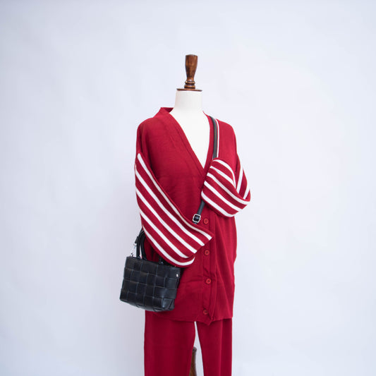 V_NECK & BALLOON SLEEVES CO-ORD SET