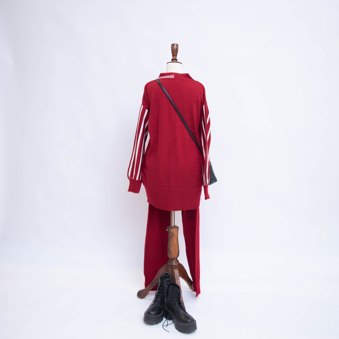 V_NECK & BALLOON SLEEVES CO-ORD SET