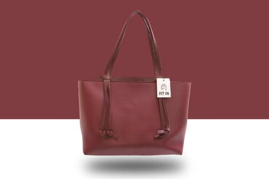 THE BAG ss24 by FITIN (TOTE BAG MAROON )