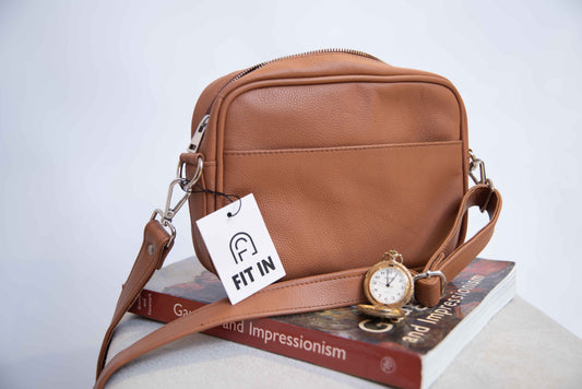 WINDSOR TAN LEATHER CROSSBODY-BAG