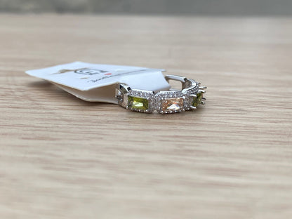 vivid green gemstones ring