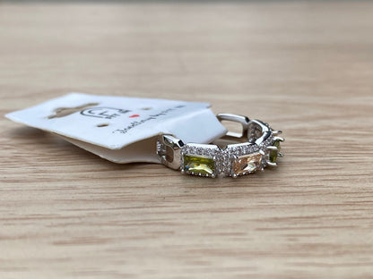 vivid green gemstones ring